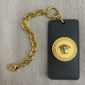 Authentic Versace Medusa Luggage Tag